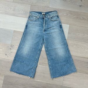 Citizens of Humanity Wide Leg Crop Jeans.